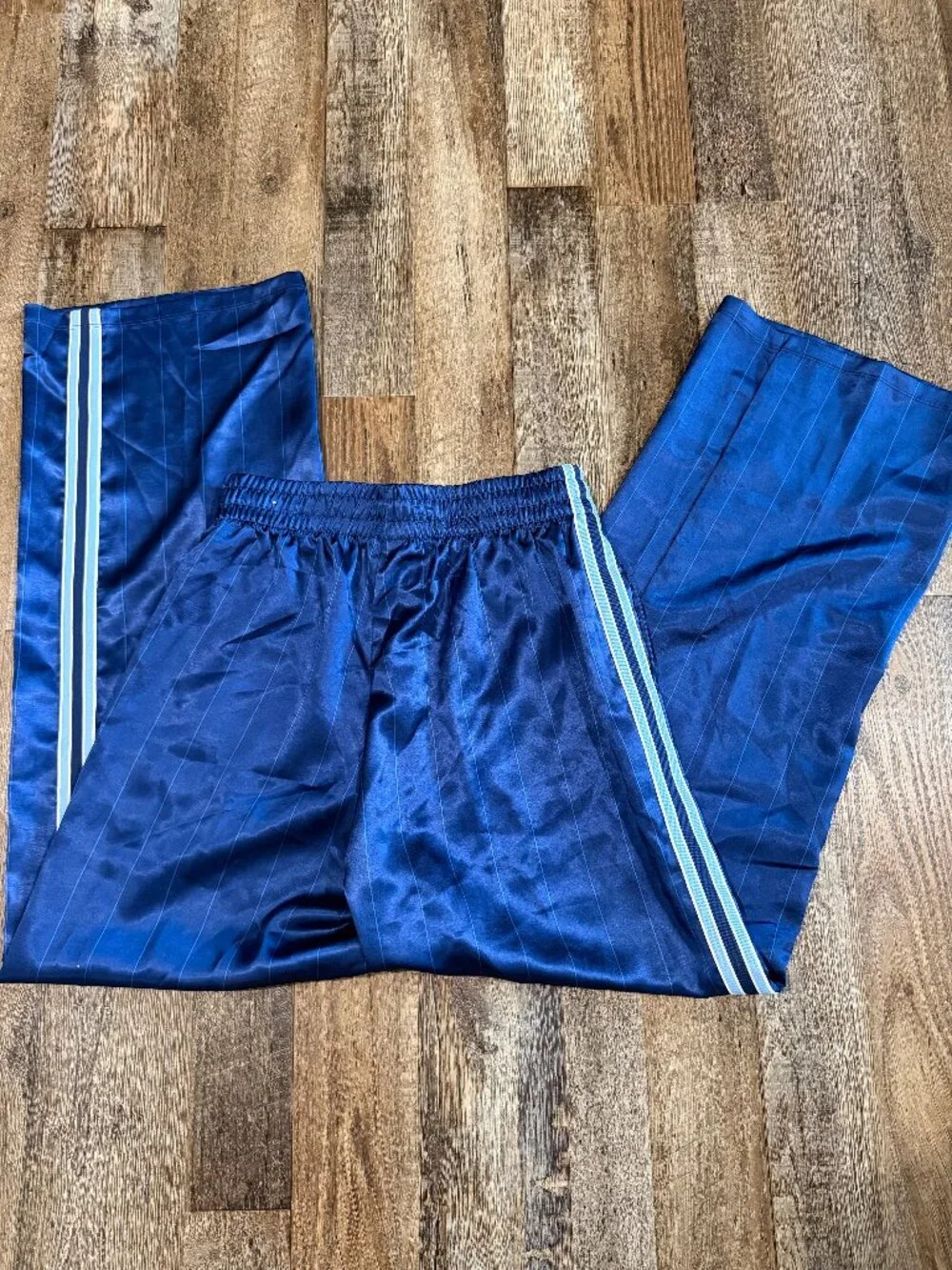 Champion Women's Game Set Match Pants - Blue Depths Pinstripe S